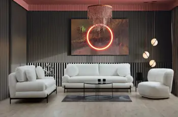 Divan dy ulëshe Atelier del Sofa, Livorno, ngjyrë e bardhë