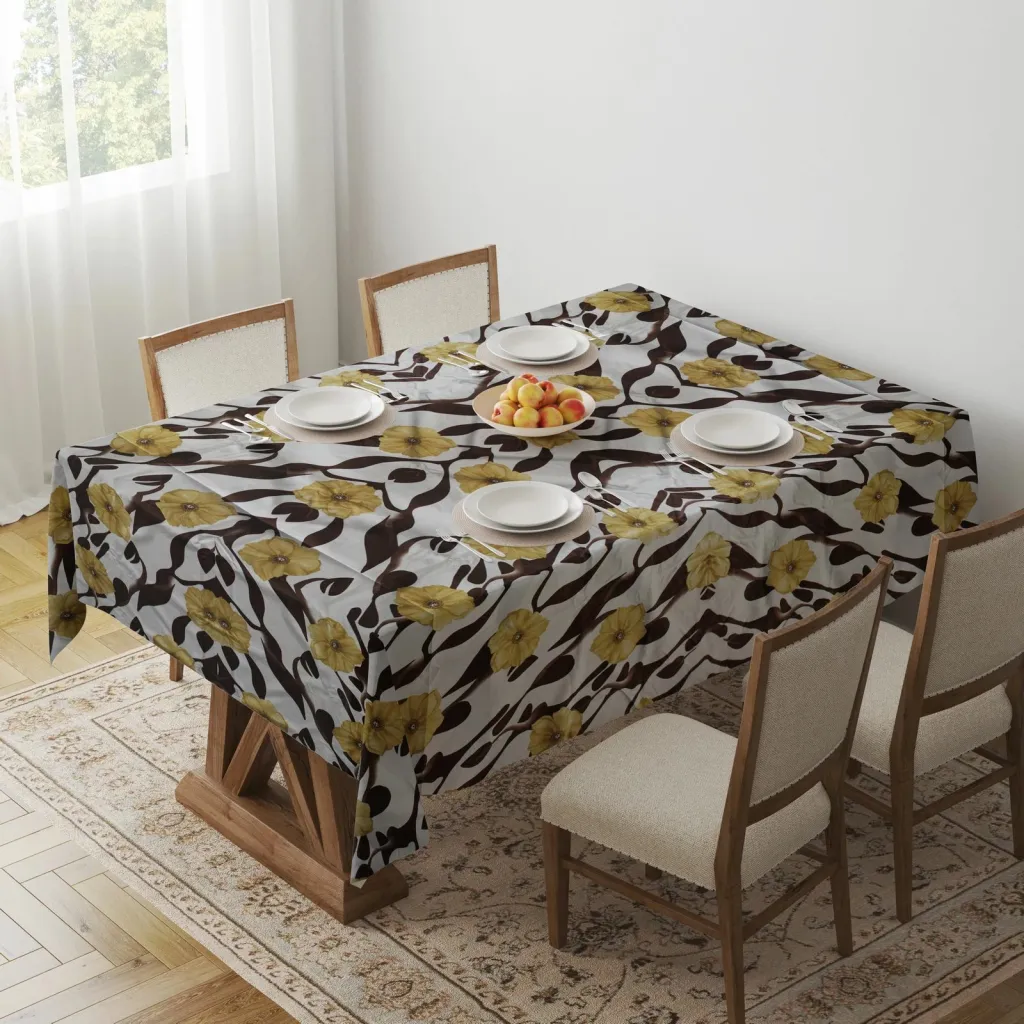 Mbulesë tavoline Hermia, Gravellamg4, 140x140 cm - 1
