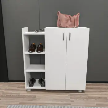 Dollap për këpucë Hanah Home, Asus, i bardhë