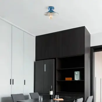 Llambë tavani Opviq, Konıksıvama - N - 662, ngjyrë turquoise