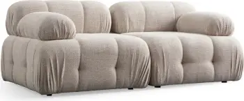 Divan dy-vendësh Atelier del Sofa Petite 2, i bardhë