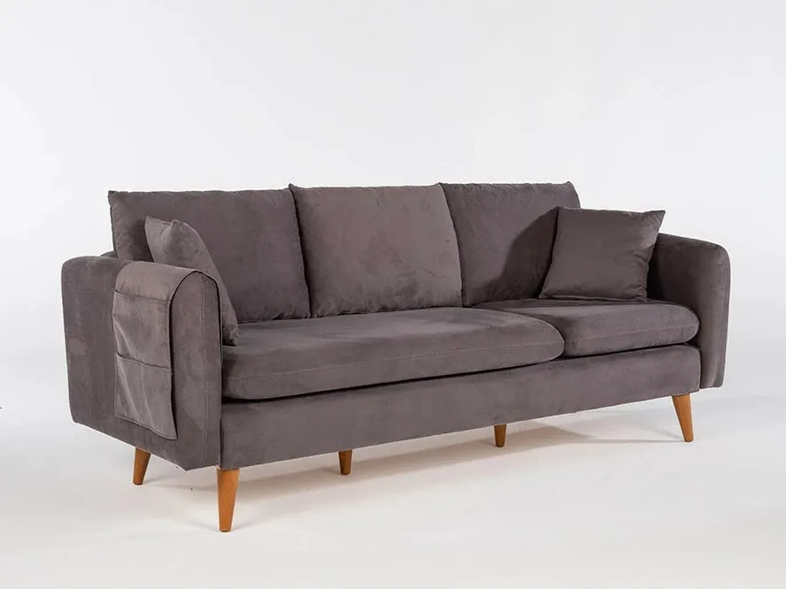 Set divani Atelier del Sofa, Sofia-TKM01-1501, anthracite - 3