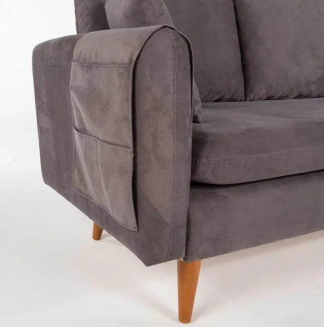 Set divani Atelier del Sofa, Sofia-TKM01-1501, anthracite - 4