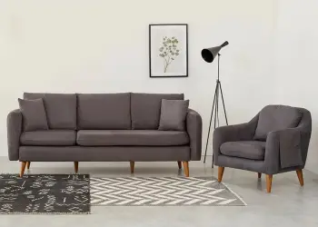 Set divani Atelier del Sofa, Sofia-TKM01-1501, anthracite