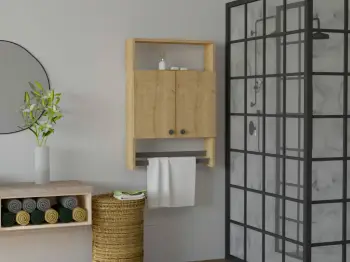 Dollap banjoje Hanah Home, ngjyrë safir