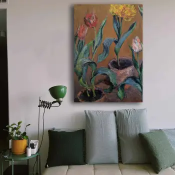 Pikturë dekorative në kanavacë, Wallity, 70100MONET006, shumëngjyrëshe, 70x100cm