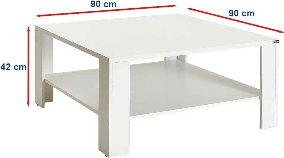Tavolinë kafeje Hanah Home, Shp-690-Dd-1, e bardhë - 6