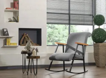 Karrige lëkundëse Atelier del Sofa, Yoka, ngjyrë gri