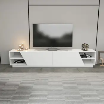 Komodë TV Hanah Home, Rhodes, e bardhë