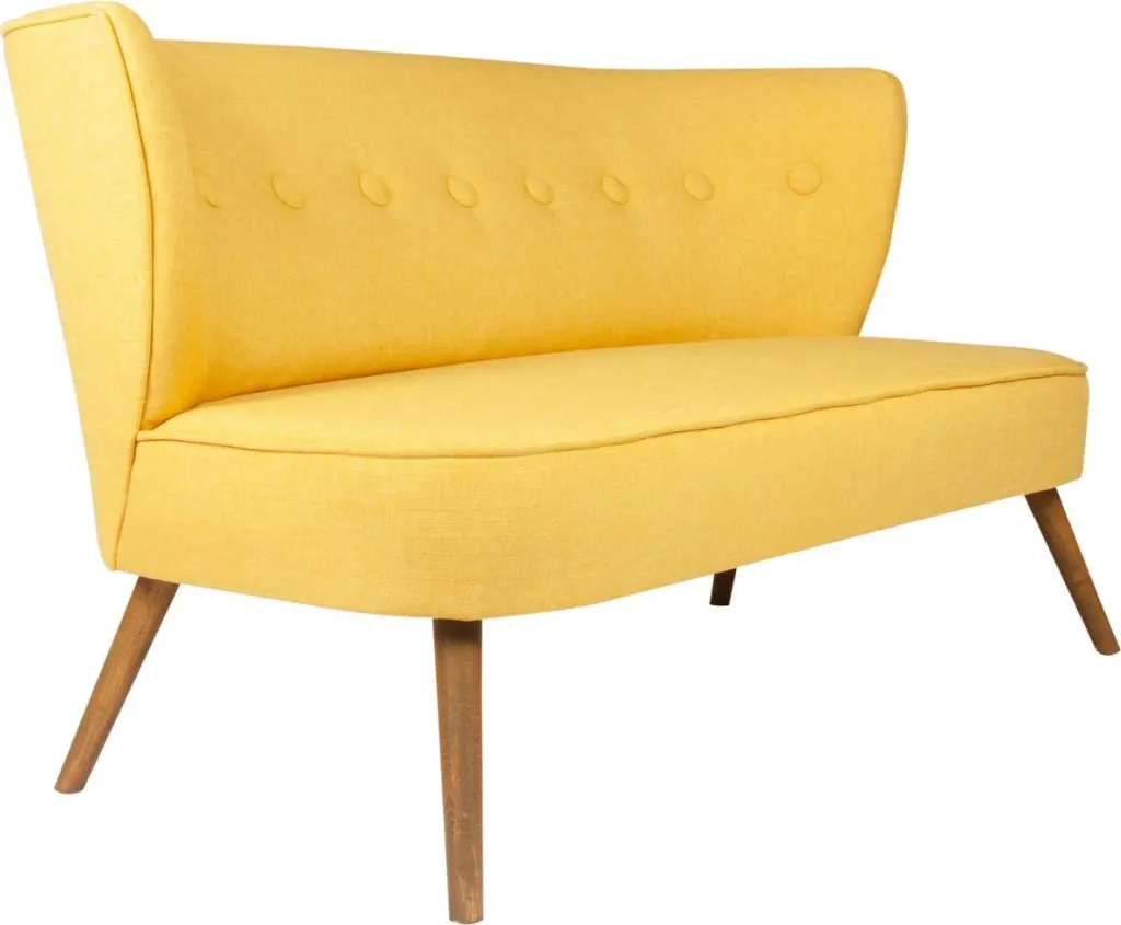 Divan dykëndësh Atelier del Sofa, Bienville, ngjyrë e verdhë - 1