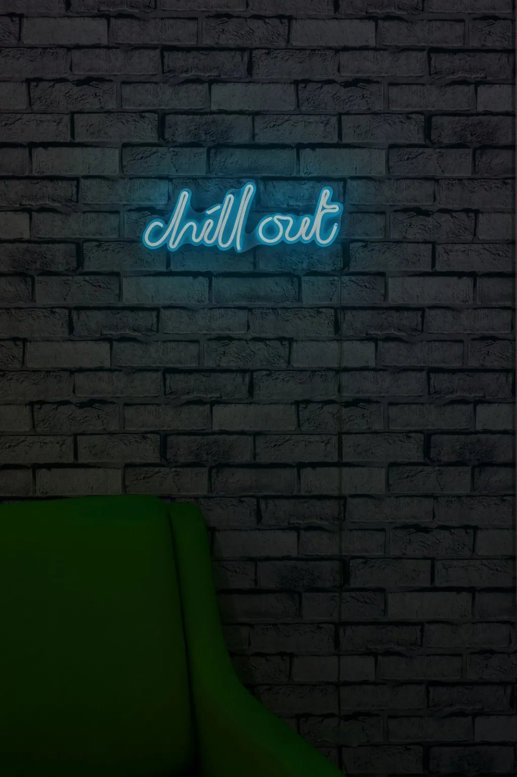 Dritë dekorative LED plastike, Chill Out, ngjyrë kaltër - 2