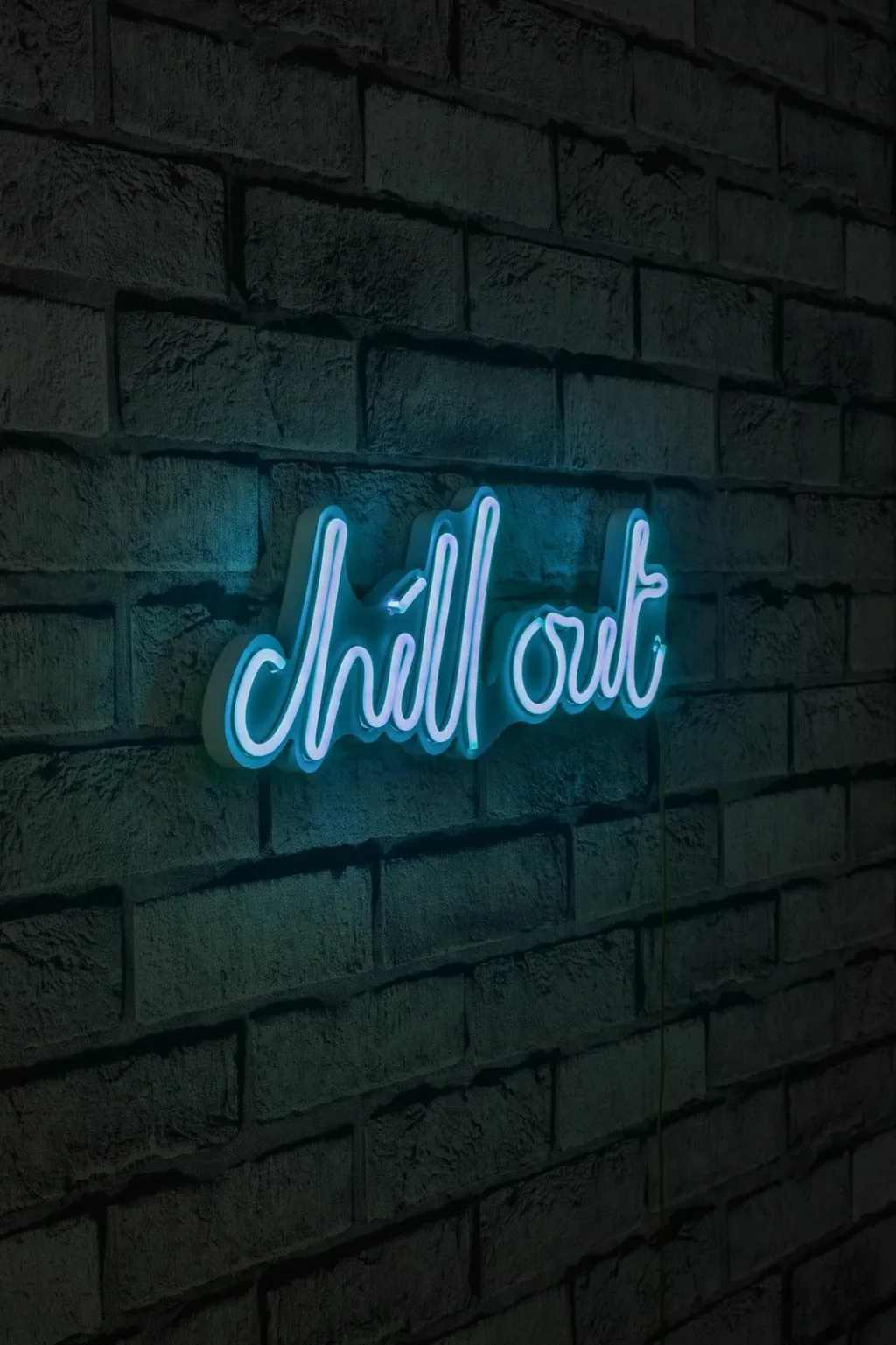 Dritë dekorative LED plastike, Chill Out, ngjyrë kaltër - 3