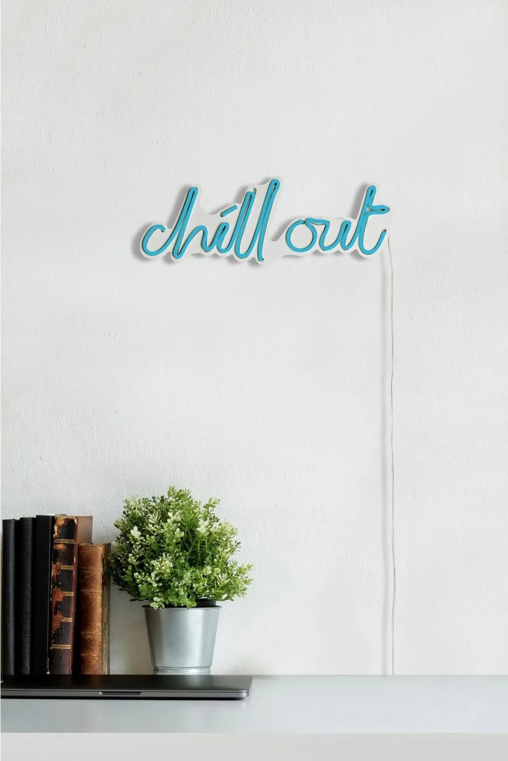 Dritë dekorative LED plastike, Chill Out, ngjyrë kaltër - 5
