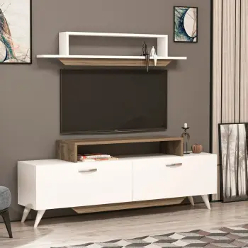 Njësi TV Harmony, bardhë, arrë
