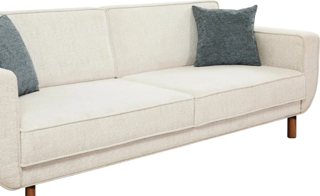 Set divan-krevat Atelier del Sofa, Lorus, arrë, krem - 3