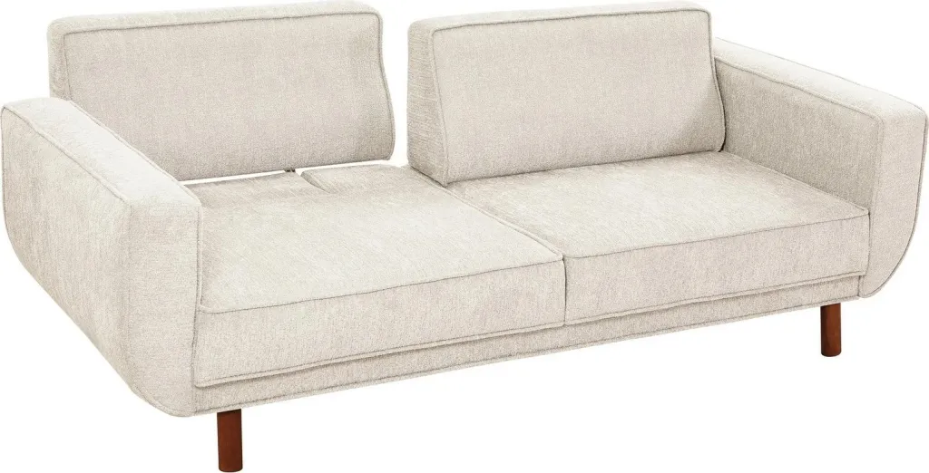 Set divan-krevat Atelier del Sofa, Lorus, arrë, krem - 6