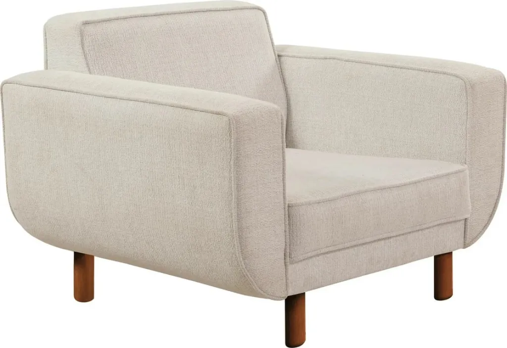 Set divan-krevat Atelier del Sofa, Lorus, arrë, krem - 9