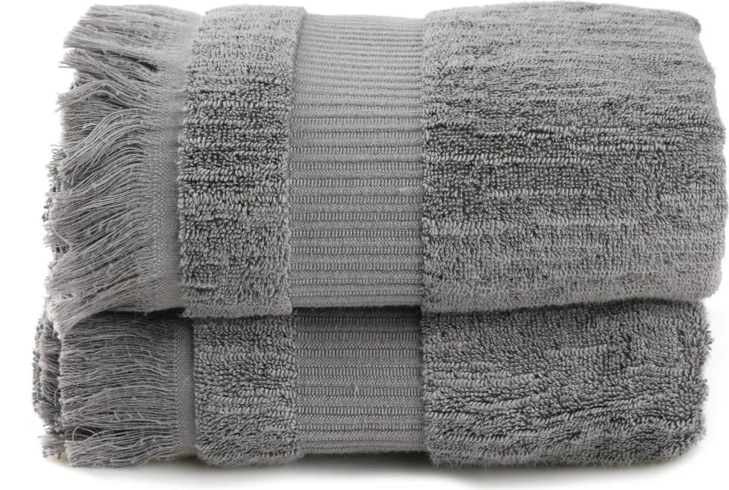 Set peshqirësh duarsh (2 copë), Mijölnir, Zeus, ngjyrë gri e errët - 2