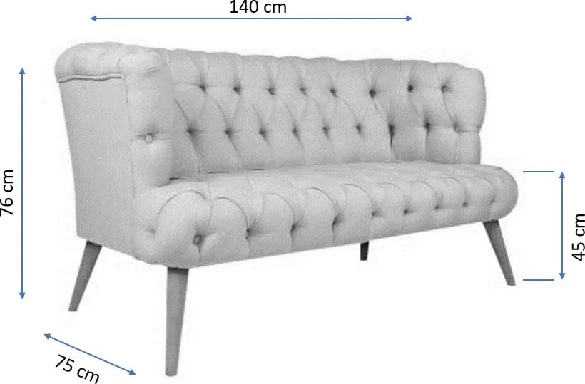 Divan dy-vendësh, ngjyrë e purpurt, Atelier del Sofa, West Monroe - 8