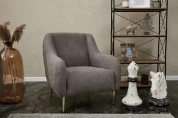 Karrige një vendëshe Atelier del Sofa, ngjyrë gri