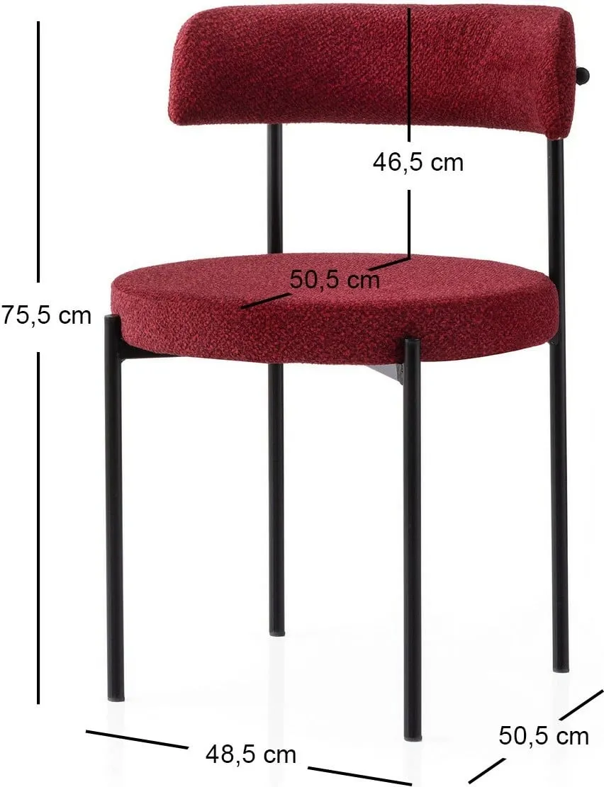 Set Karrigesh (2 Copë) Gını, zezë, kuqe - 4