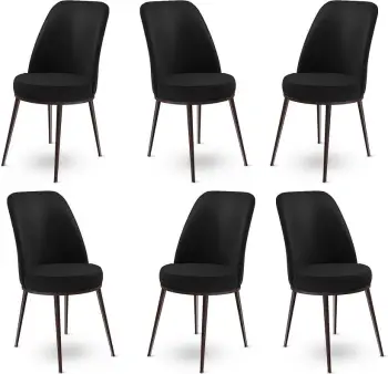 Set Karrigesh (6 Copë) Dexa, zezë, kafe