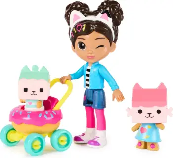 Gabby’s Dollhouse – Set Figurash Kujdesi për Macet