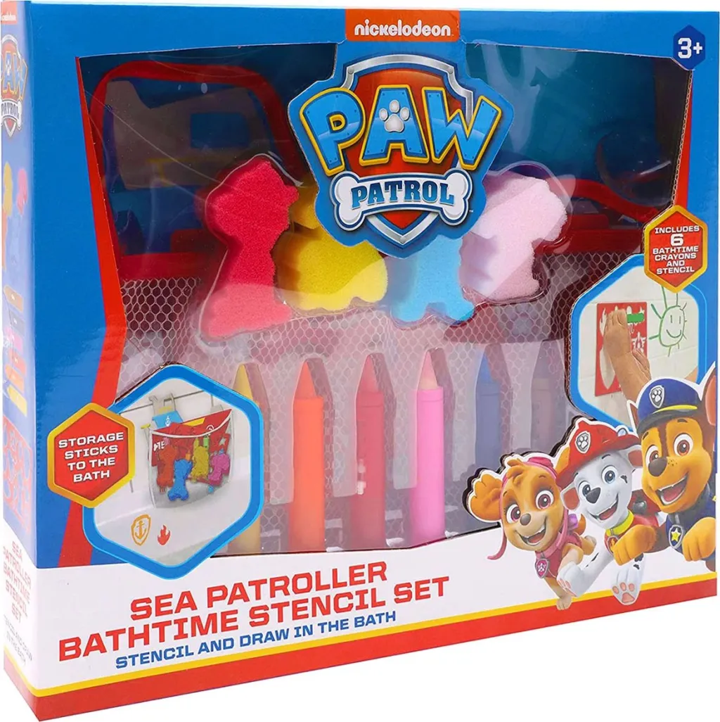 Paw Patrol - Seti i Shablloneve për Kohën e Banjës - 1