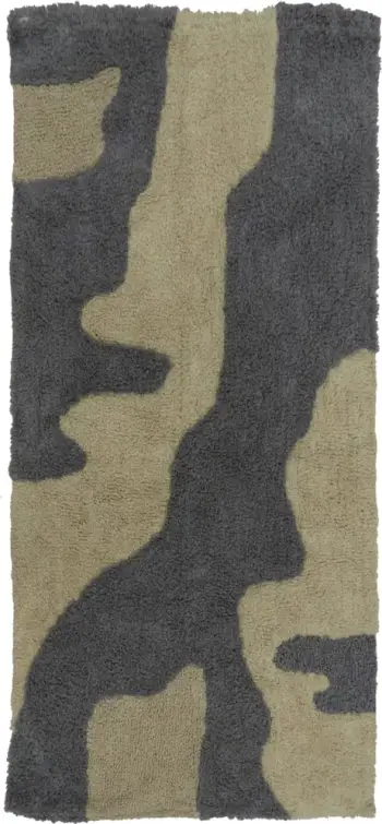Qilim korridori River, pambuk, bezhë-gri, 70x150cm