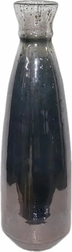 Vazo xhami Among, ngjyrë gri, 18x18x56 cm - 1