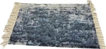 Qilim korridori Reef, pambuk e poliester, blu, bardhë, bezhë, 70x140cm