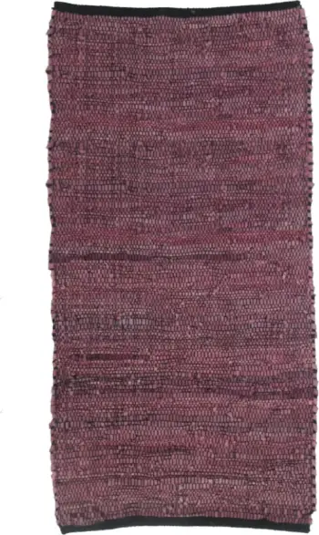Qilim korridori Plum, lëkurë, ngjyrë vjollcë, 70x150cm