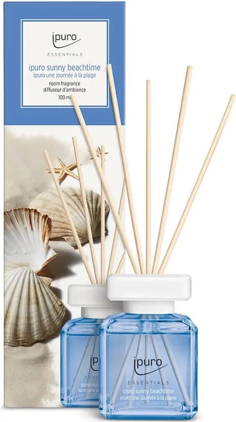 Aromë ambienti ipuro essentials sunny beachtime, qelq, 100ml, 6x7x23cm - 1