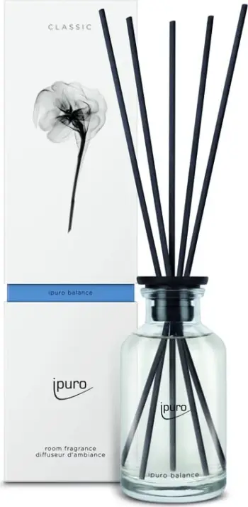 Aromë dhome IPURO Classic Balance, qelq, 240ml, 8x8x30cm