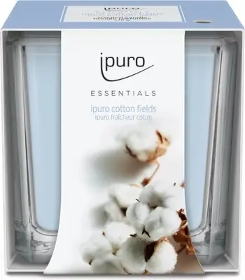 Qiri aromatik ipuro essentials cotton fields, 125gr, 7x7x7cm