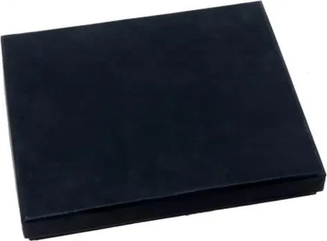 Set lugësh ëmbëlsirash mat, 6 copë, çelik i zi, 13x3x1 cm - 3