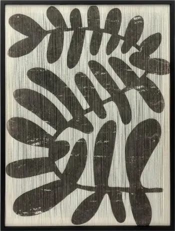 Pikturë dekorative Live Boldly, dru, ngjyrë e zezë dhe bezhë, 60x80x3 cm