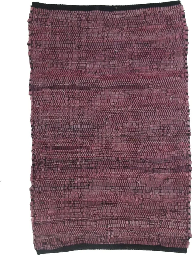 Qilim lëkure, ngjyrë vjollcë, 60x90cm - 1