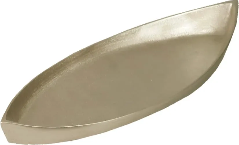 Tabaka dekorative KEN, alumin, ngjyrë shampanjë, 41x15x4 cm - 1