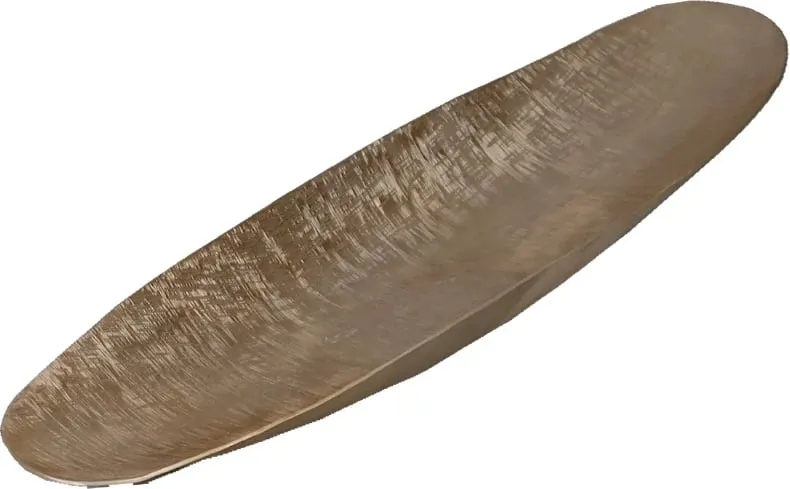 Tabaka dekorative ORLY, alumin, ngjyrë shampanje, 56x15x5cm - 1