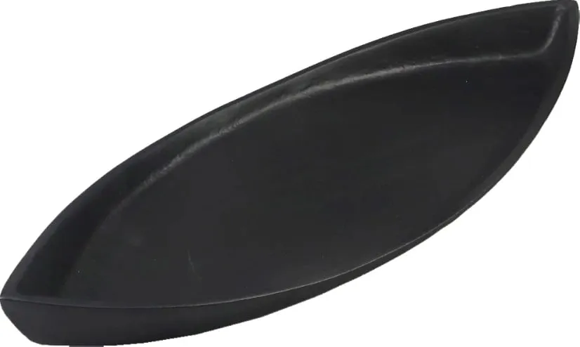 Tabaka dekorative KEN, alumin, ngjyrë e zezë matte, 41x15x4cm - 1