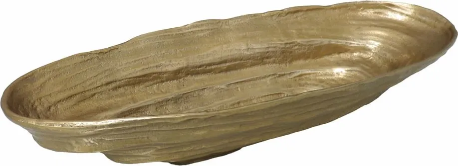 Enë dekorative ARTIOM, alumin, ngjyrë ari, 49x19x10 cm - 1