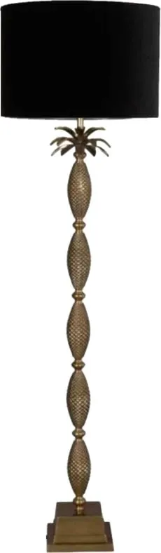Llambë dyshemeje Ananas, alumin, bronz e zezë, 53x53x168cm - 1