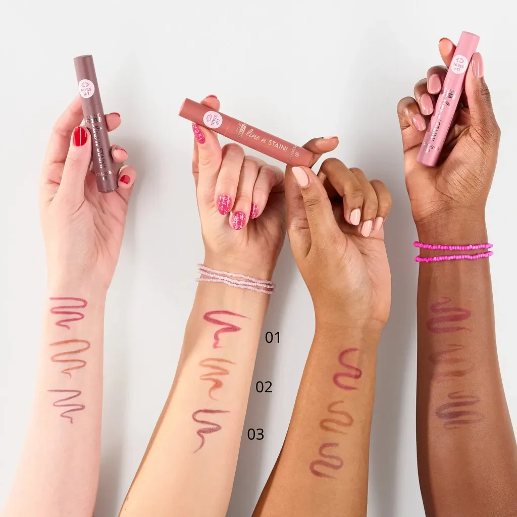 Laps për buzë Essence Line n’ Stain Tattoo, 03 Make A Mauve, 2.5 ml - 3