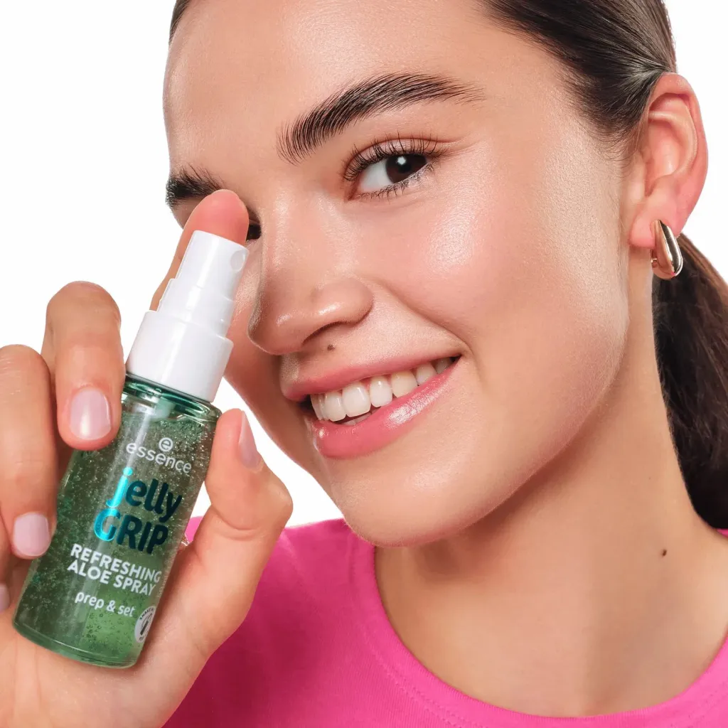 Sprej fiksues Essence Jelly Grip Refreshing Aloe Spray, 50 ml - 3