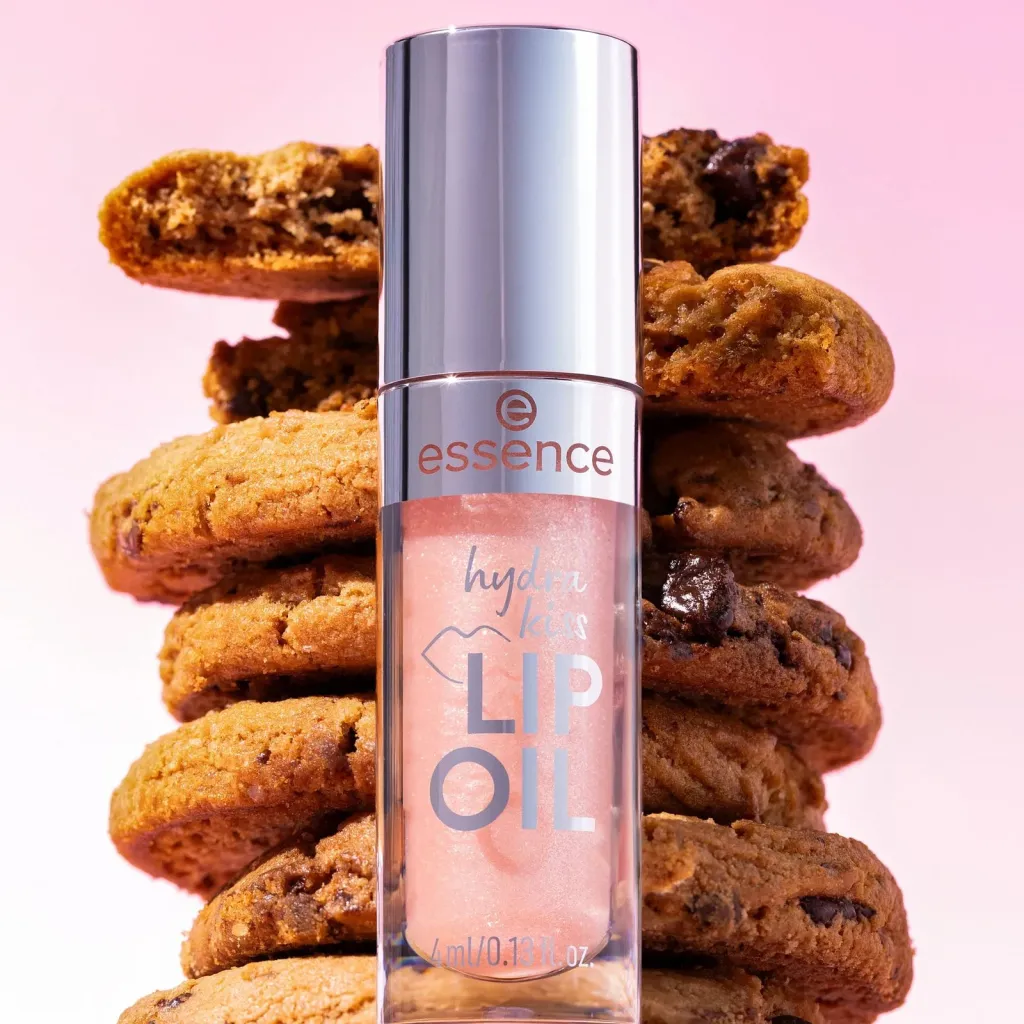 Vaj për buzë Essence Hydra Kiss, 09 Cookie Sparkle, 4 ml - 4