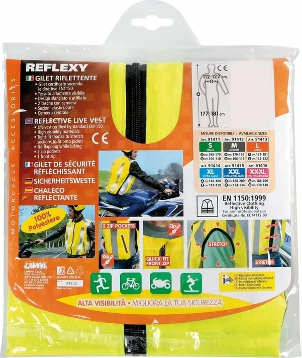 Jelek Xl Profesional Reflektues Motorri - 2