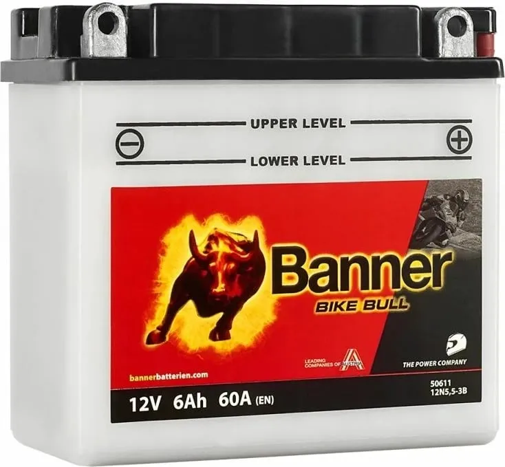 Bateri 12v 6ah 50611 B12n5,5-3b - 1