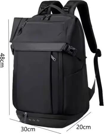 Çantë shpine ACL Accessories 6863, 50x30x20cm, e zezë