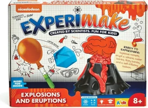 Nickelodeon Experimake Explosions and Eruptions Science Kit - 1